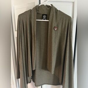 Open front with button close sweater.